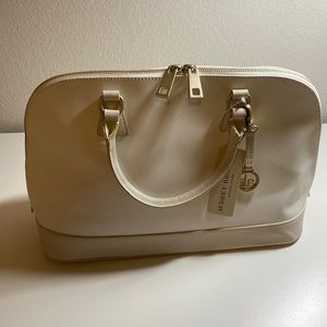 [NWT] Audrey Brooke Large Leather Satchel Bag
